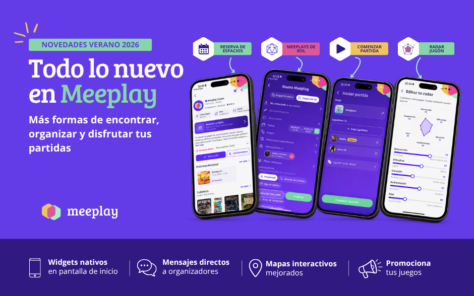 Meeplay ha cambiado mucho este verano: descubre todas las novedades
