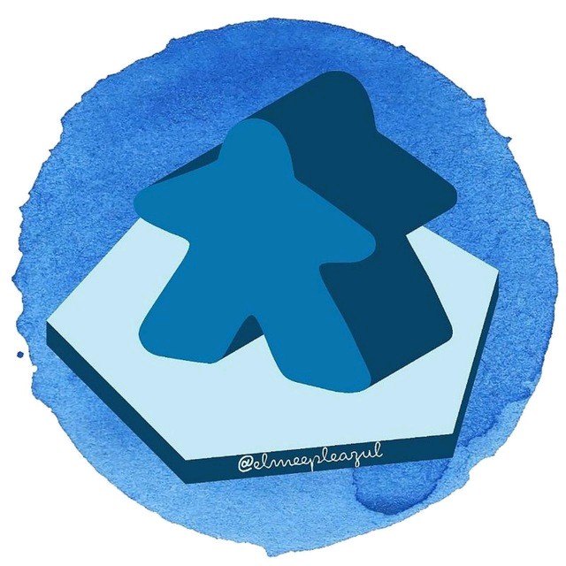 El meeple azul